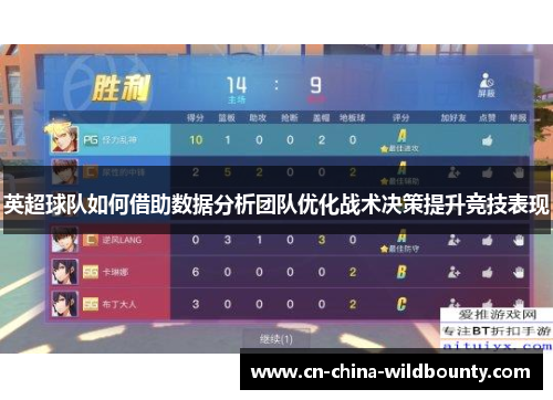 英超球队如何借助数据分析团队优化战术决策提升竞技表现